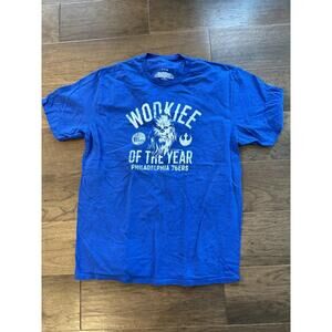 Sixers Xl Wookie Of The Year Chewbacca T Shirt Philadelphia 76Ers